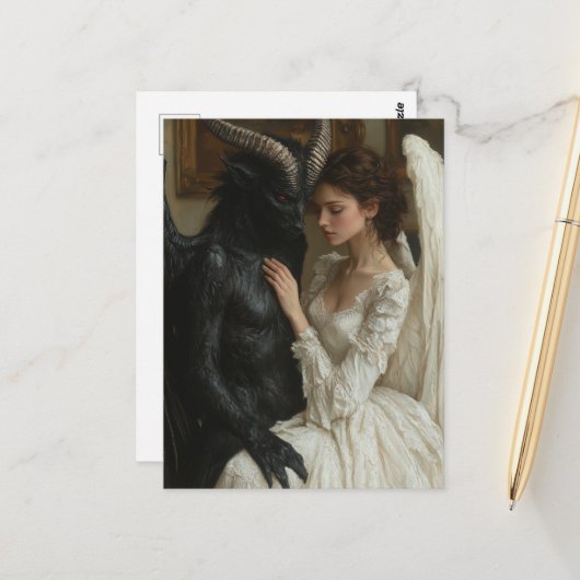 グッド・エンジェルと悪魔 ポストカード (正面/裏面インサイチュ)