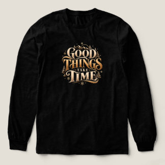 グッド・シングス・テイク・タイム 冬の山 トライブレンドTシャツ