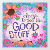 「グッド・スタッフ “インスピリビティ” ウィンドウ・クリング」 ウィンドウサイン (シート)