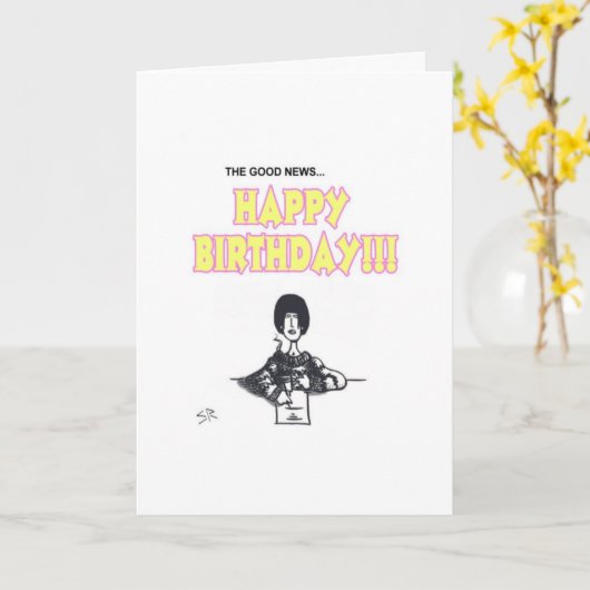 グッド・ニュース・カード カード (黄色い花)