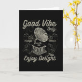 グッド・バイブ・オンリー カード (黄色い花)