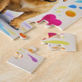 グッド・ビベスとウェット・ノーズよくはしゃぐ・ドードル ジグソーパズル (側面)