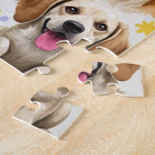 グッド・ビベスとウェット・ノーズよくはしゃぐ・ドードル ジグソーパズル (側面)