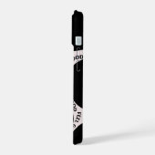 'グッド・フィール' アブストラクト タイポグラフィ iPhoneケース iPhone 15ケース (左側面)