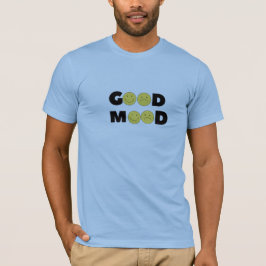 「グッド・ムード」ボールド・タイポグラフィーTシャツ - ポジティブを広げよう Tシャツ