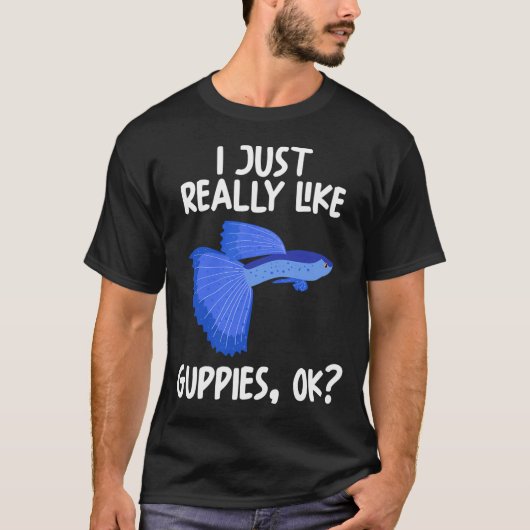 グッピーが好きなの Tシャツ (正面)