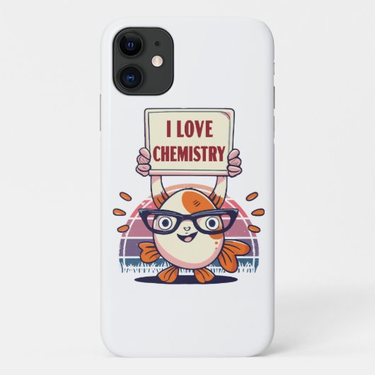 グッピーと化学が好き Case-Mate iPhoneケース (裏面)