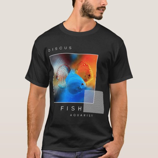 グッピーコラージュ引用1 Tシャツ (正面)