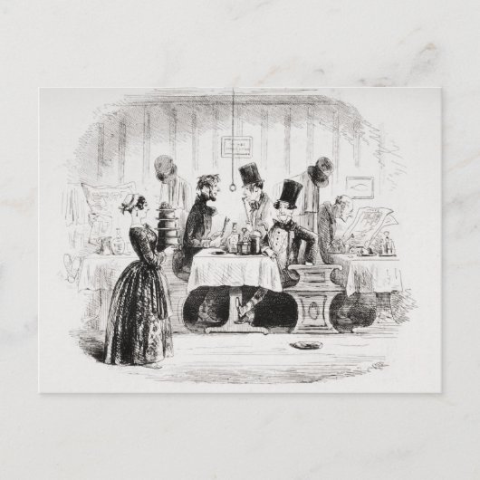 グッピー氏のエンターテイメント ポストカード (正面)