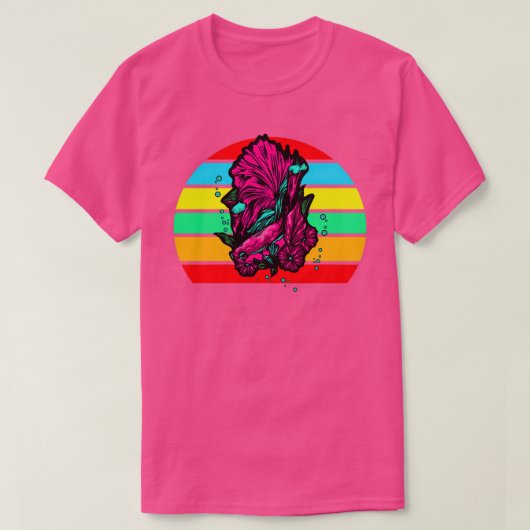グッピー魚1 Tシャツ (デザイン正面)