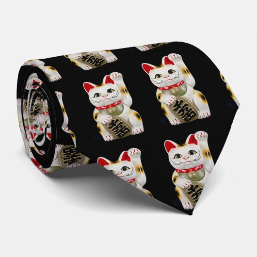 グッ日本のク猫 ネクタイ (ロール)