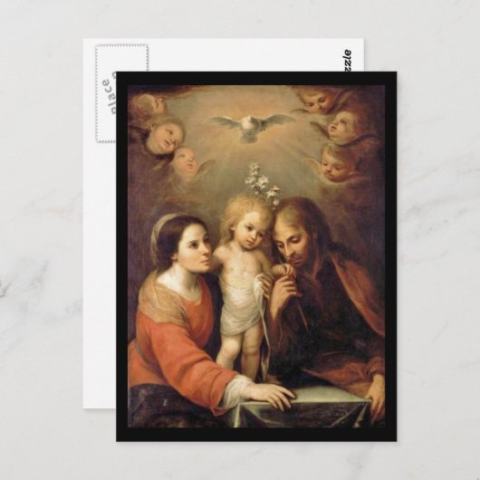 グティエレスのチェルブと聖家族 ポストカード (正面/裏面)
