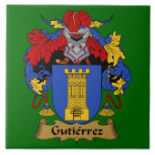 グティエレスファミリーコートオブアームズ タイル (正面)