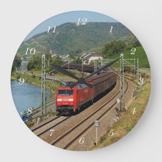 グテルツォインローチアムライン ラージ壁時計 (正面)