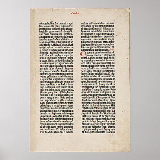 グテンベルグ創世記p 3ポスター ポスター (正面)