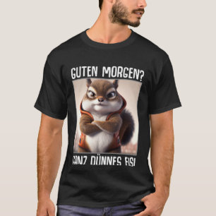 グテンモルゲンガンツシンアイスコーヒーことわざ Tシャツ