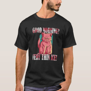 グテンモルゲン極薄アイスクリームモーニンググループ猫 Tシャツ
