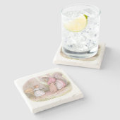 グディとハキー夫人（リス） （ベアトリックス・ポッター） ストーンコースター (横)