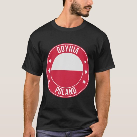 グディニャ ポーランド市Tシャツ Tシャツ (正面)