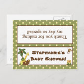 グディバッグトッパーベビー インビテーションポストカード (正面/裏面)