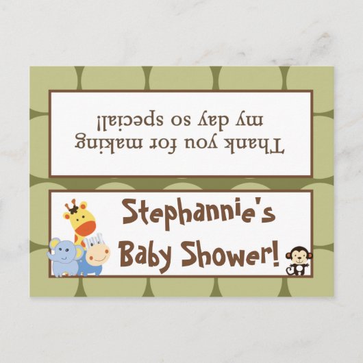 グディバッグトッパー遊ジャングル インビテーションポストカード (正面)