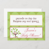 グディーバッグトッパーズラブアンド自然ガールウッドランド インビテーションポストカード (正面/裏面)