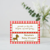 グディーバッグトッパーレッドバーンファームアニマルズ インビテーションポストカード (スタンド正面)