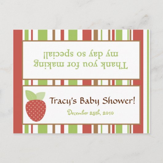 グディーバッグトッパーレッドバーンファーム インビテーションポストカード (正面)