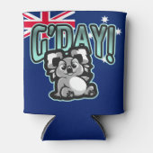 グデイ!オージースピリット、コラクーラーボックス 缶クーラー (正面)