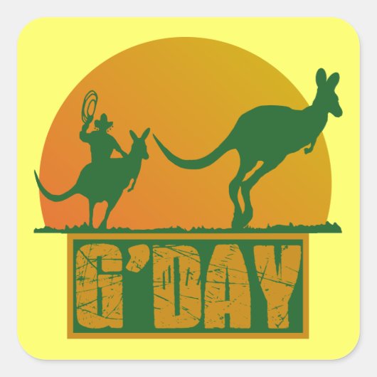 グデイ スクエアシール (正面)