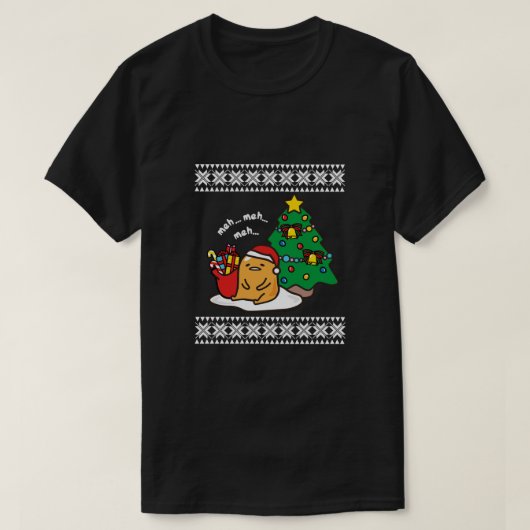 グデタマ醜いクリスマス Tシャツ (デザイン正面)