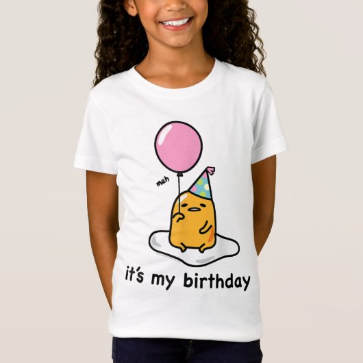 グデタマ「私の誕生日」ティーシャツTシャツ Tシャツ (正面)