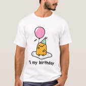 グデタマ「私の誕生日」ティーシャツTシャツ Tシャツ (正面)