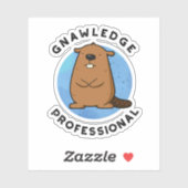 グナウレッジプロフェッショナルおもしろいビーバープン シール (シート)