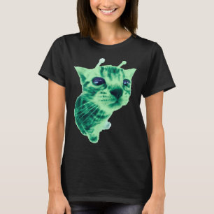 グナープ猫 おもしろい エイリアン 猫 メーム 脳ロット メーム 笑える Tシャツ