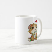 グニアピグクリスマスウィンターアニマルズホリデー コーヒーマグカップ (正面右)