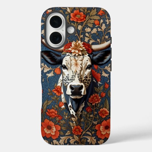 グニエレガントカウウィリアム・モリスインスパイア Case-Mate iPhoneケース (裏面)