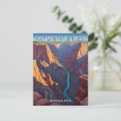 グニソン国立公園トラベルのブラックキャニオン ポストカード (スタンド正面)