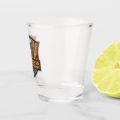 グニソン国立公園芸術のブラックキャニオン ショットグラス (右)