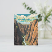 グニソン国立公園芸術のブラックキャニオン ポストカード (スタンド正面)