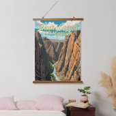 グニソン国立公園芸術のブラックキャニオン 吊り下げ型タペストリー (寝室)