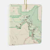 グニソン地図の黒い峡谷 セラミックオーナメント (右)