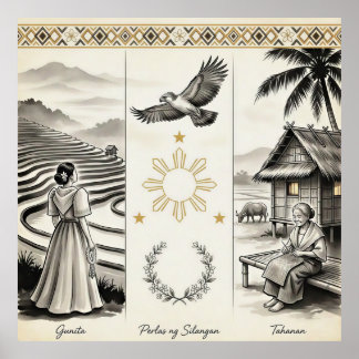 グニタ・ペルラス・ン・シラガン・タハナン・フィリピン文化遺産 ポスター