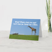 グニャス！父の日 カード (正面)