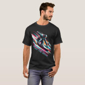 グニャースノーボードを降ろした Tシャツ (正面フル)