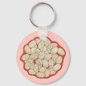 グノッキイタリアン料理ポテトダンピングパスタ キーホルダー (正面)