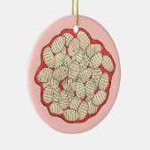 グノッキイタリアン料理ポテトダンピングパスタ セラミックオーナメント (右)