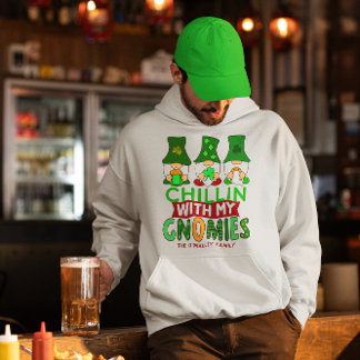 グノミおもしろいーズSt patricks dayと子ども パーカ