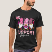 グノミおもしろいー格言支援胸部癌A Tシャツ (正面)