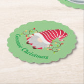 グノミークリスマス紙コースター ペーパーコースター (アングル)